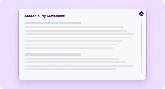 Accessibility Statement