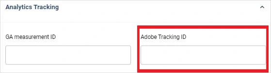 adobe analytics tracking