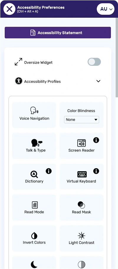 Australian Accessibilitytoolbar