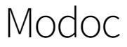 modoc theme logo