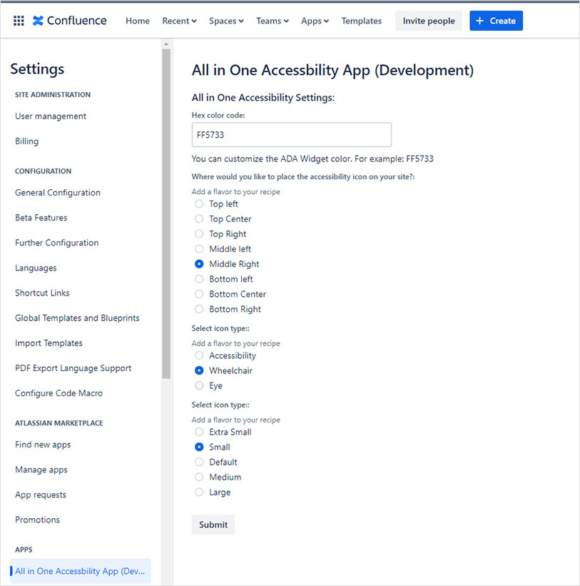 Confluence All in One Accessibility