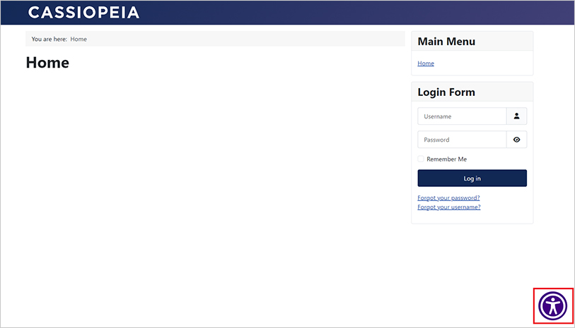 joomla ada web accessibility