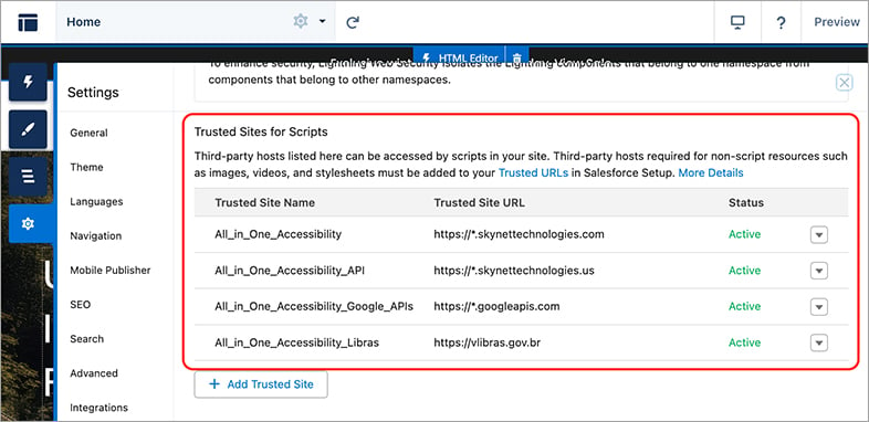 salesforce-experience-builder ada web accessibility