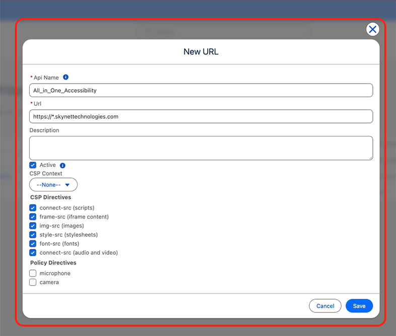 salesforce-experience-builder ada web accessibility