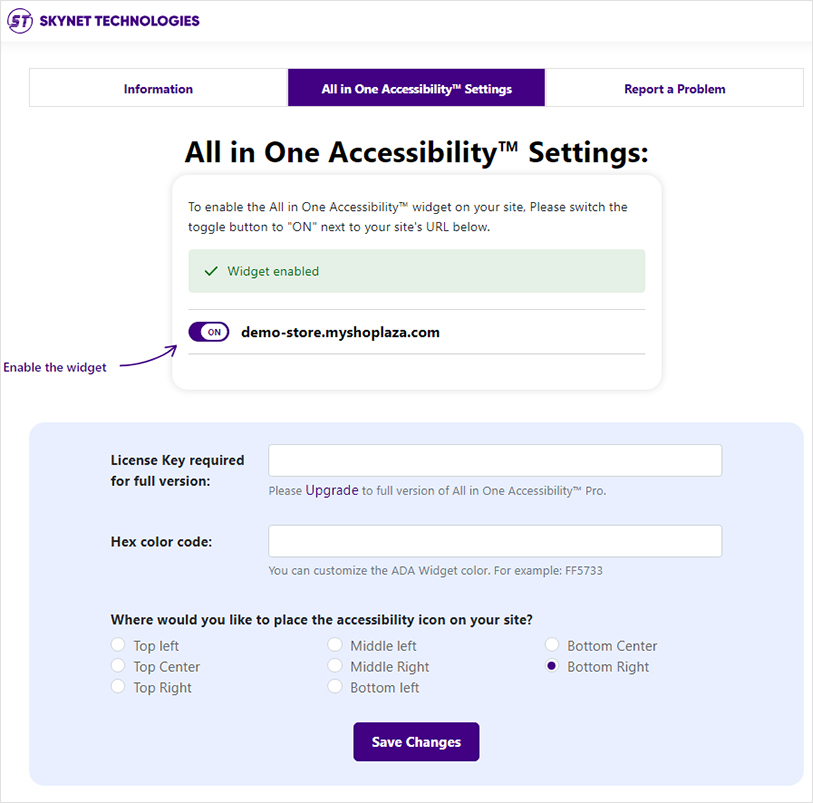 accessible shoplazza accessible website design