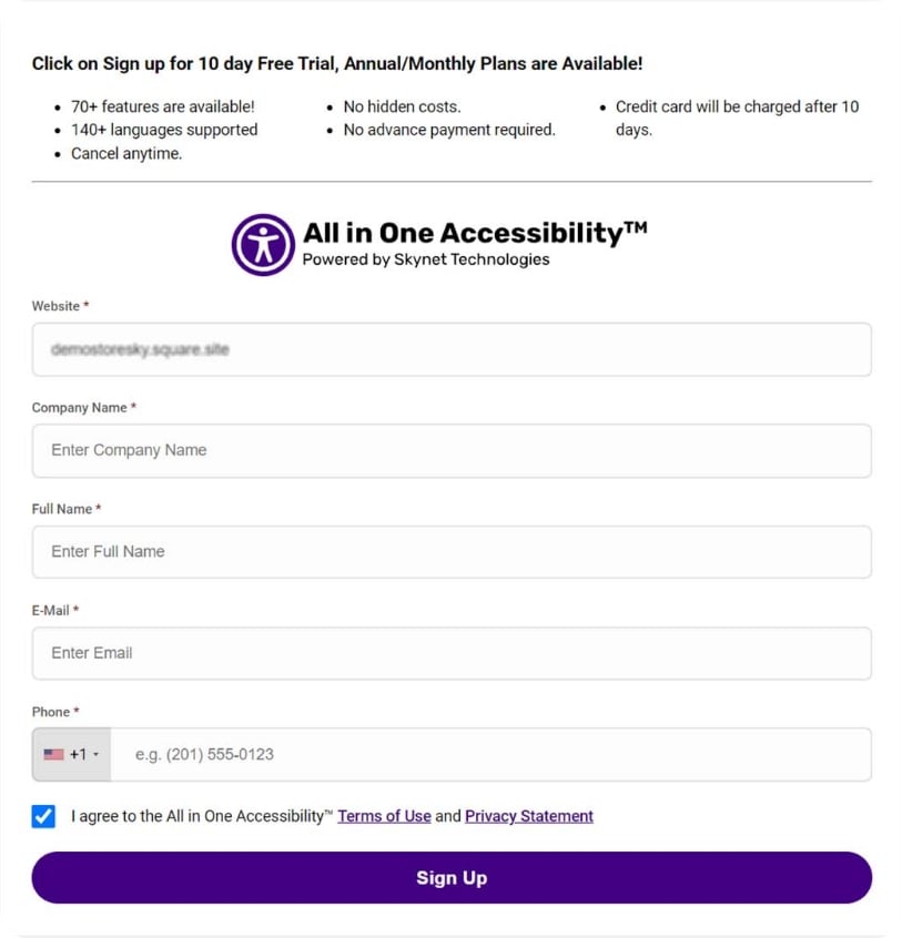 square ada website accessibility