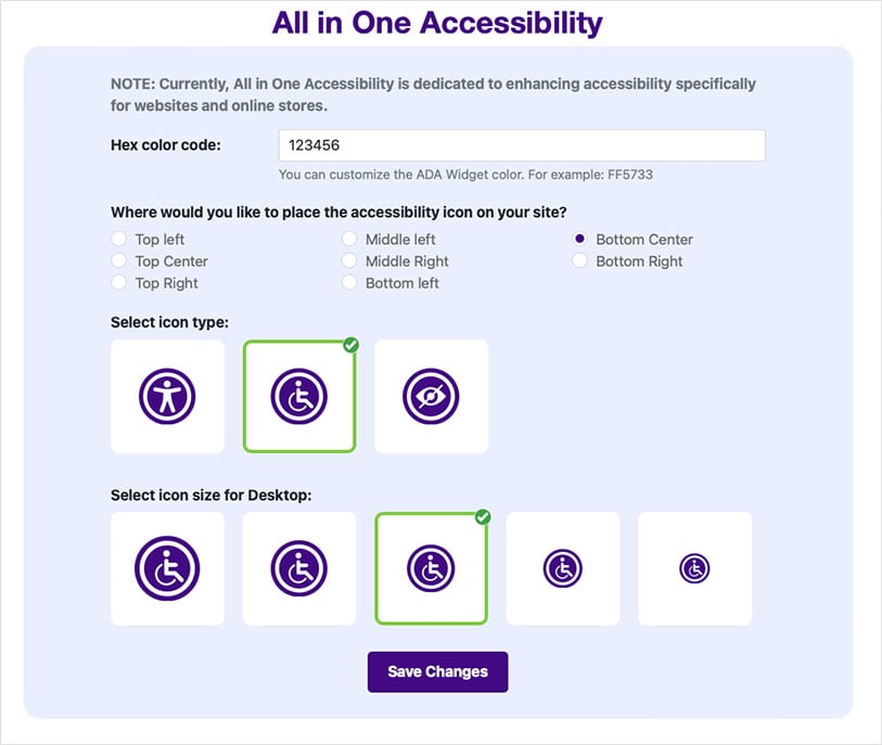 webasyst accessible website design