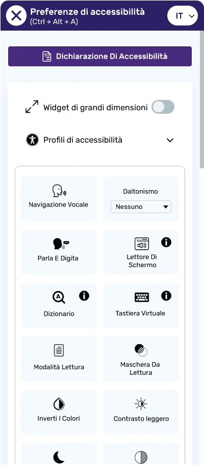 italian web ada solution