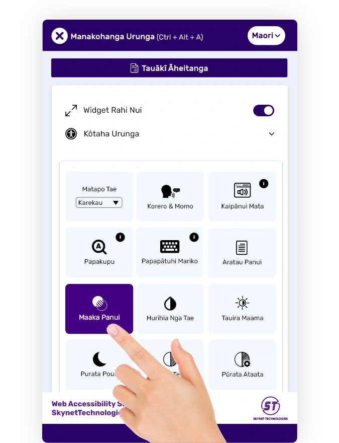 maori accessibility widget.webp