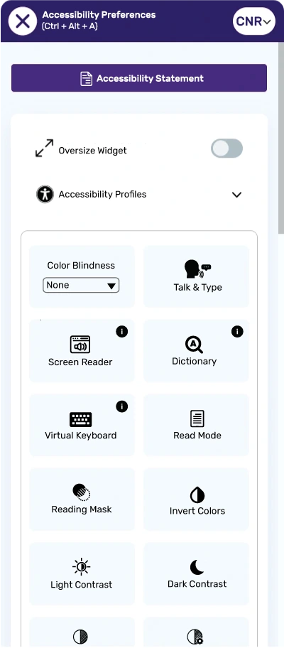 montenegrin accessibility toolbar