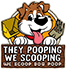 they poop we scooping theme logo