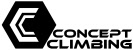 concept climbing theme logo