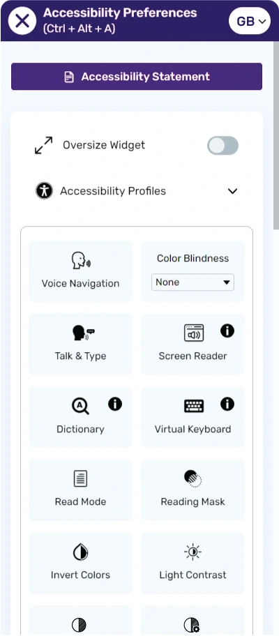 United Kingdom Accessibilitytoolbar