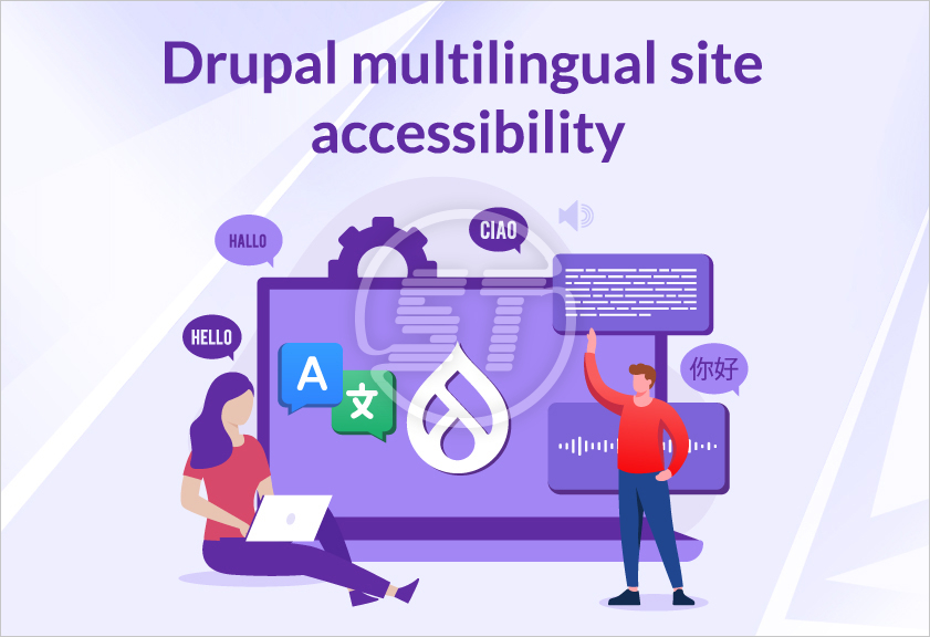 Drupal multilingual site accessibility