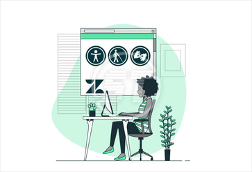 Zendesk web accessibility widget