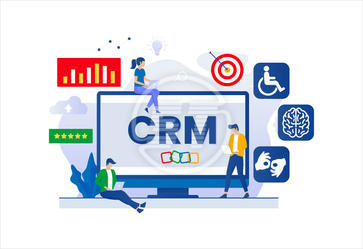 Zoho CRM web accessibility widget