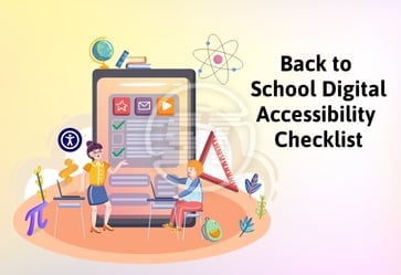 Back to School Digital Accessibility checklist