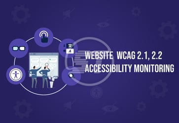 Website WCAG 2.1, 2.2 Accessibility Monitoring