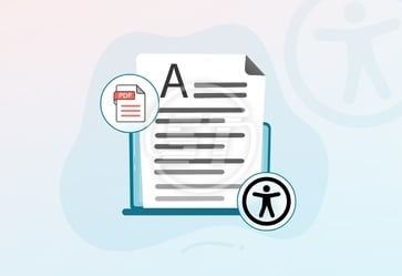 Accessible PDF meta data