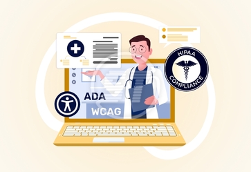 HIPAA ADA WCAG medical web design